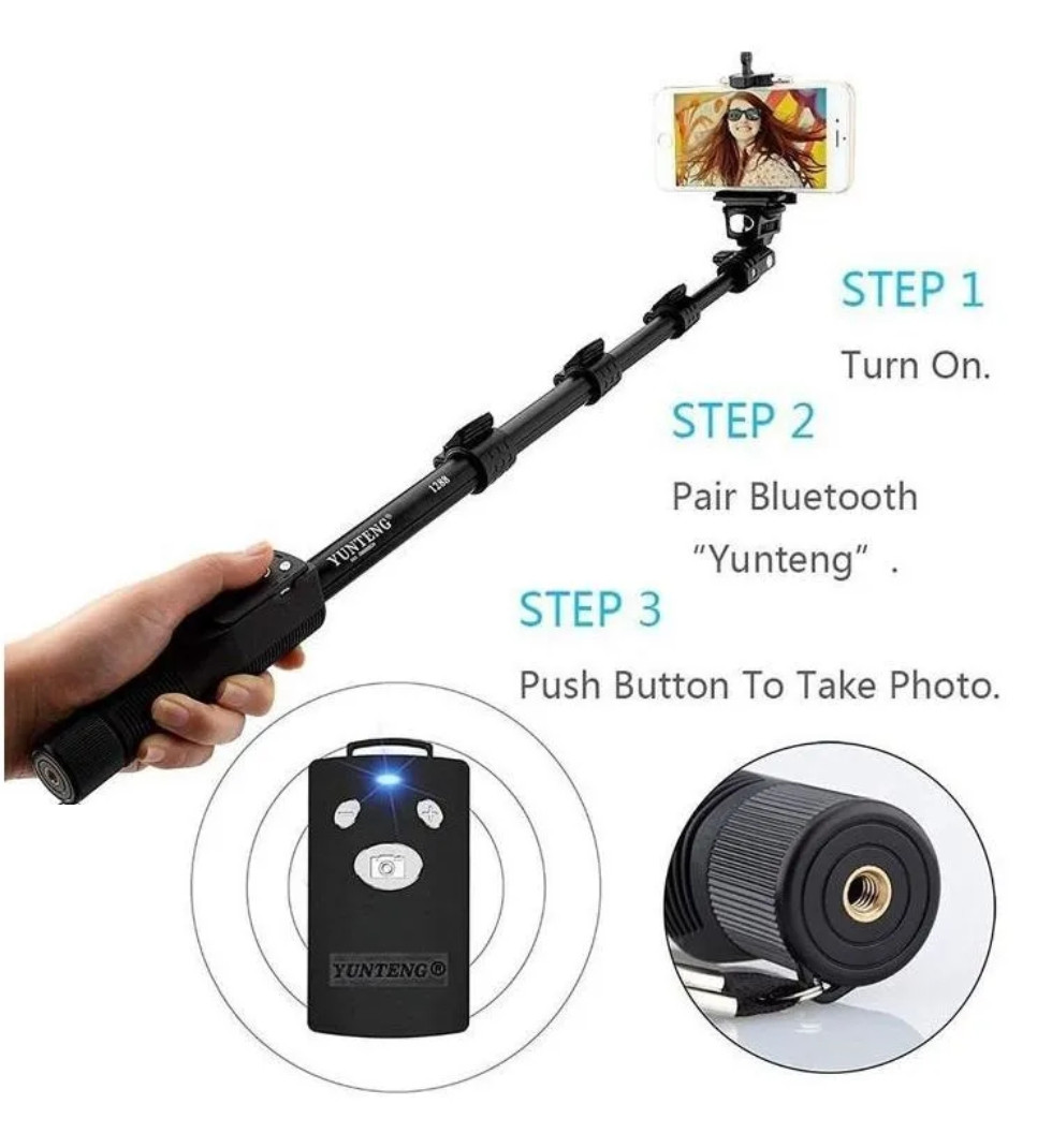 Miniatura 2 de Palo de Selfie Monopod YT1288 mas Contro